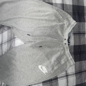 Nike light grey sweats, size L